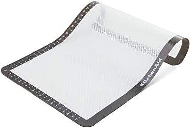 imageKitchenAid Silicone Large Baking Mat 12x17Inch Gray9L x 14W
