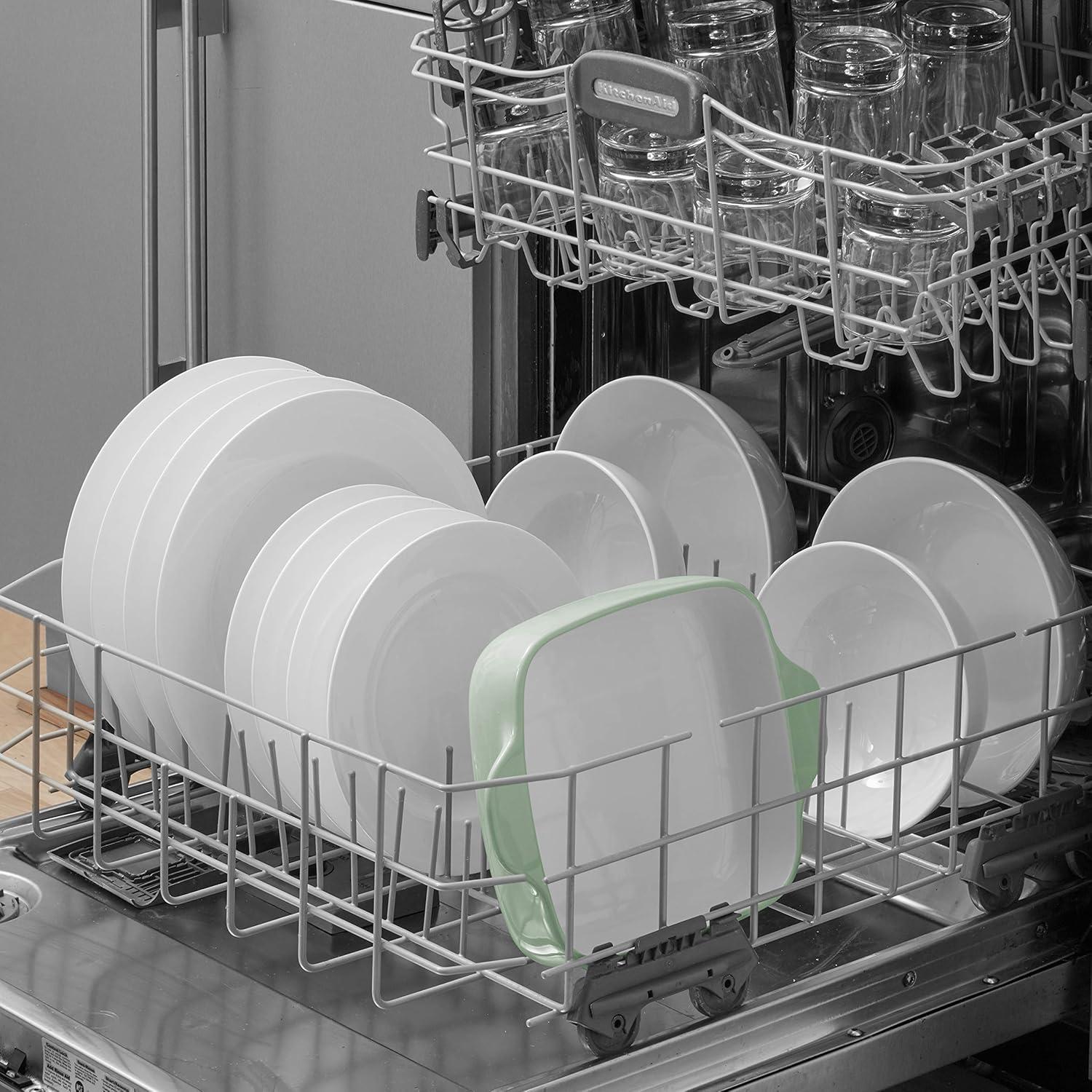 imageKitchenAid Square Baker Vitrified Stoneware 8in 8in 2in Blue VelvetPistachio