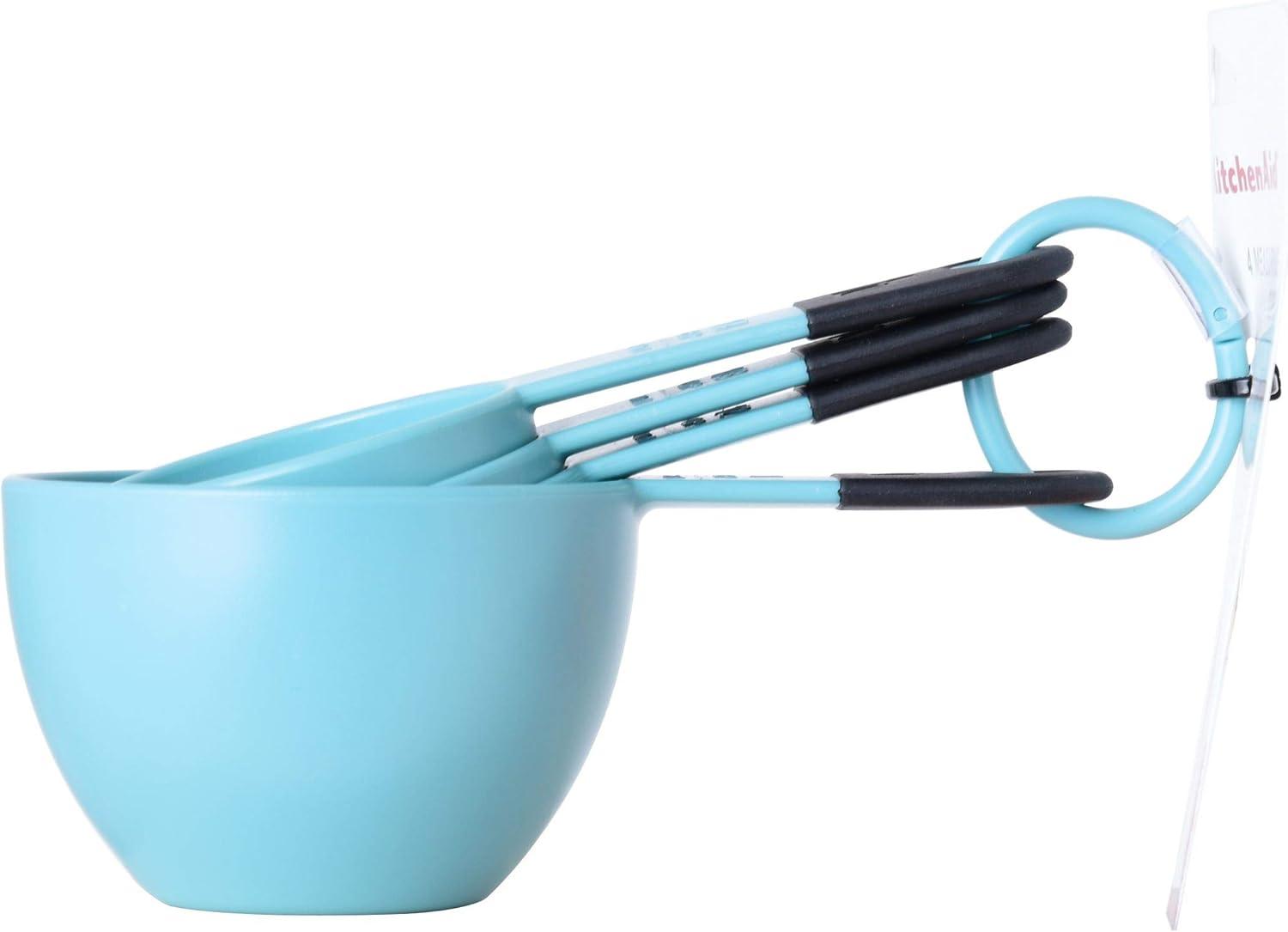 imageKitchenAid Universal Measuring Cup Set 4Piece Lavender CreamAqua SkyBlack