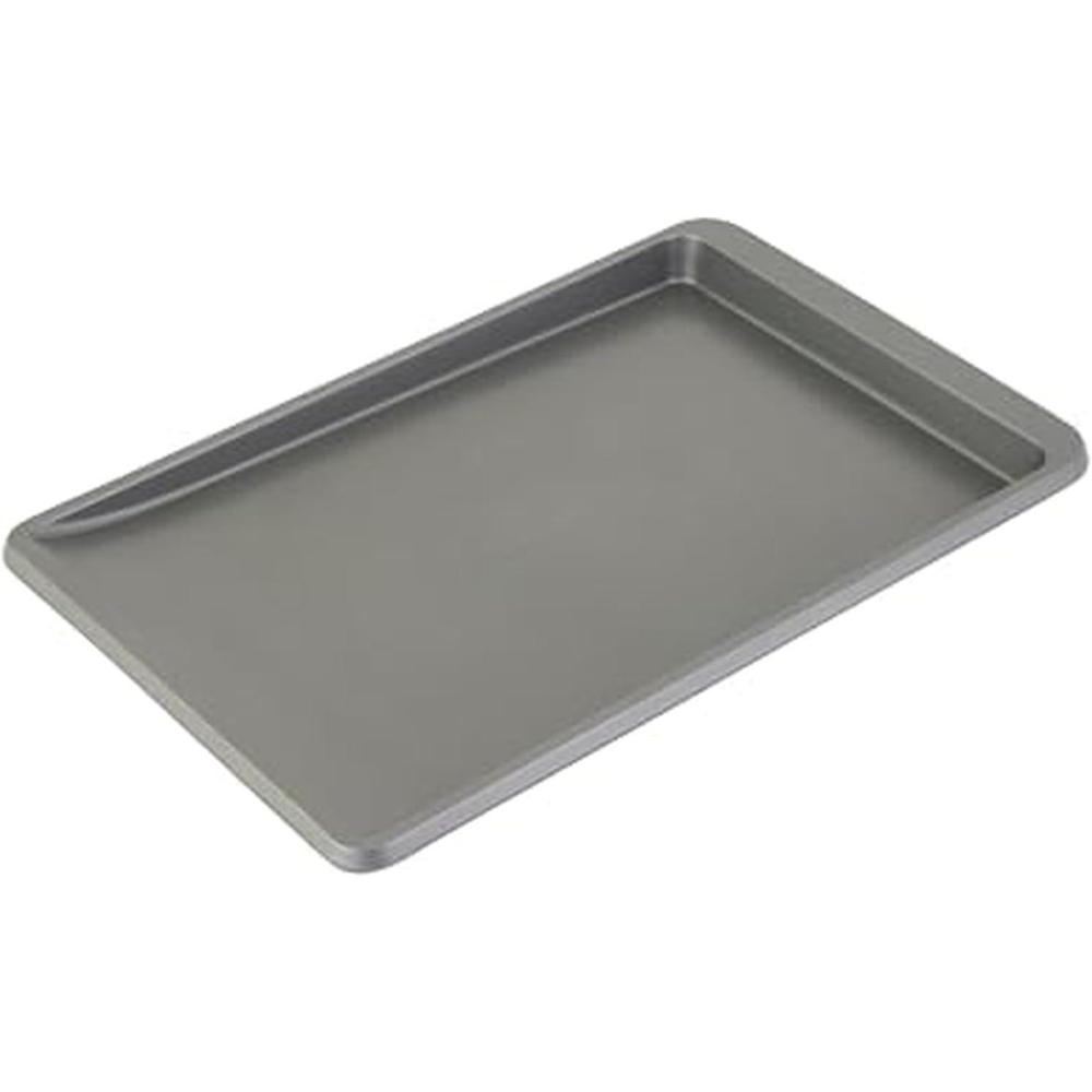 imageKitchenAid 10x15in Nonstick Aluminized Steel Cookie Slider Mineral WaterContour Silver