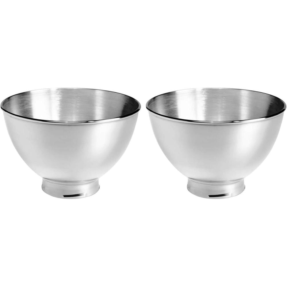 imageKitchenAid 3 Quart Polished Stainless Steel Bowl  KB3SS3 Quart Pack of 2