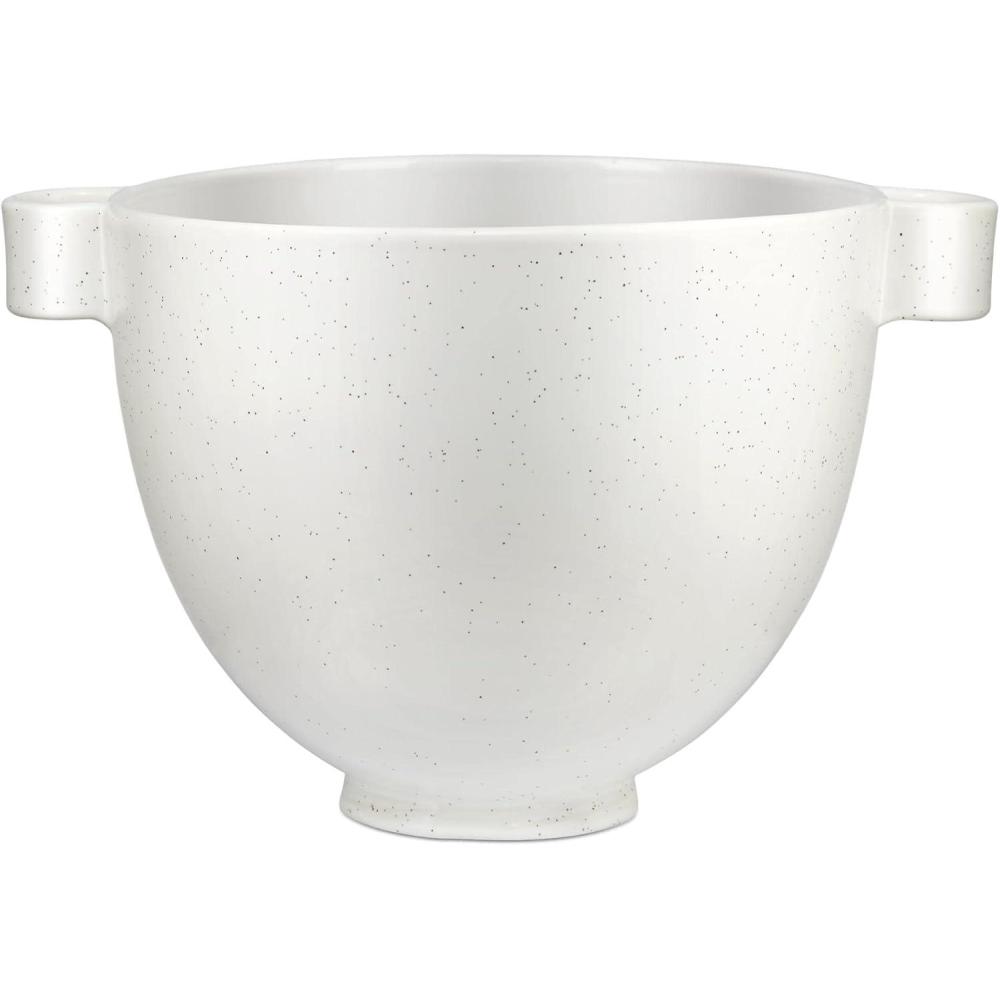 imageKitchenAid 5 Quart Ceramic Bowl for all 455 Quart TiltHead Stand Mixers KSM2CB5PSS Speckled Stone