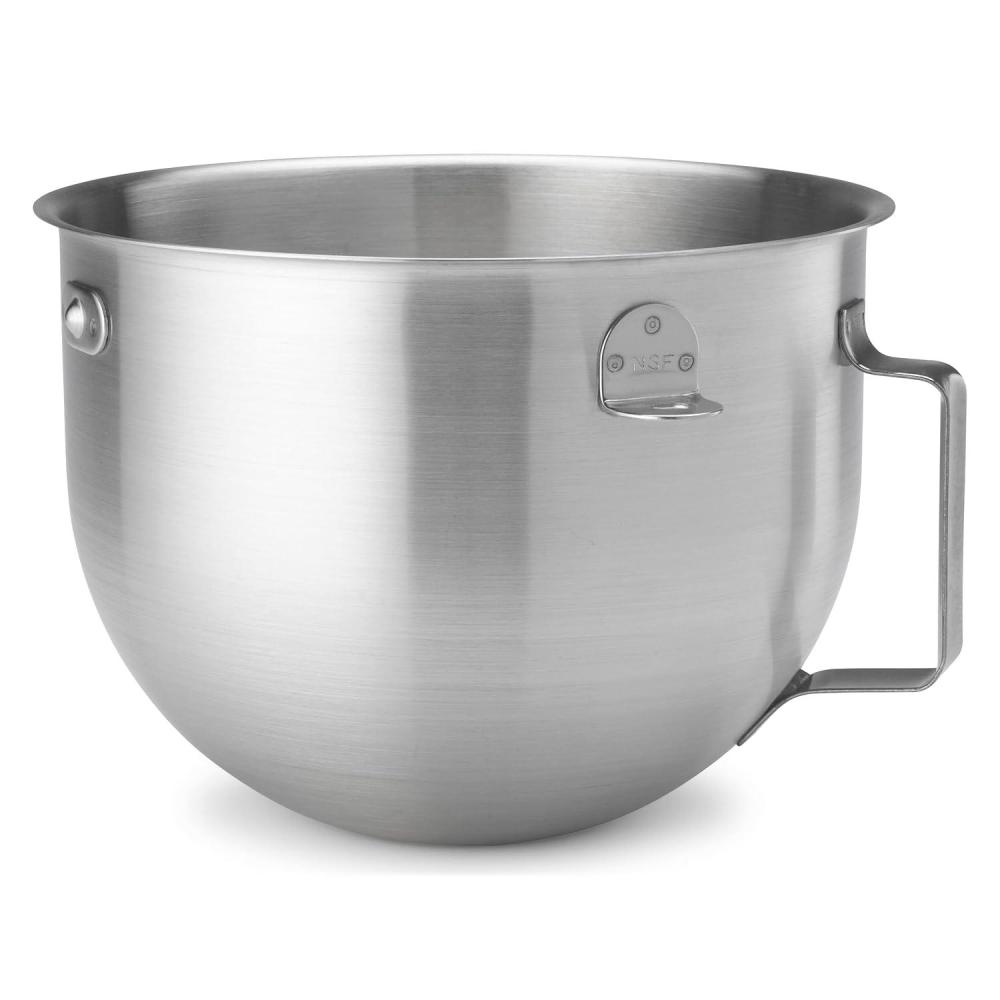 imageKitchenAid 5 Quart NSF Certified Brushed Stainless Steel Mixing Bowl  KN25NSF