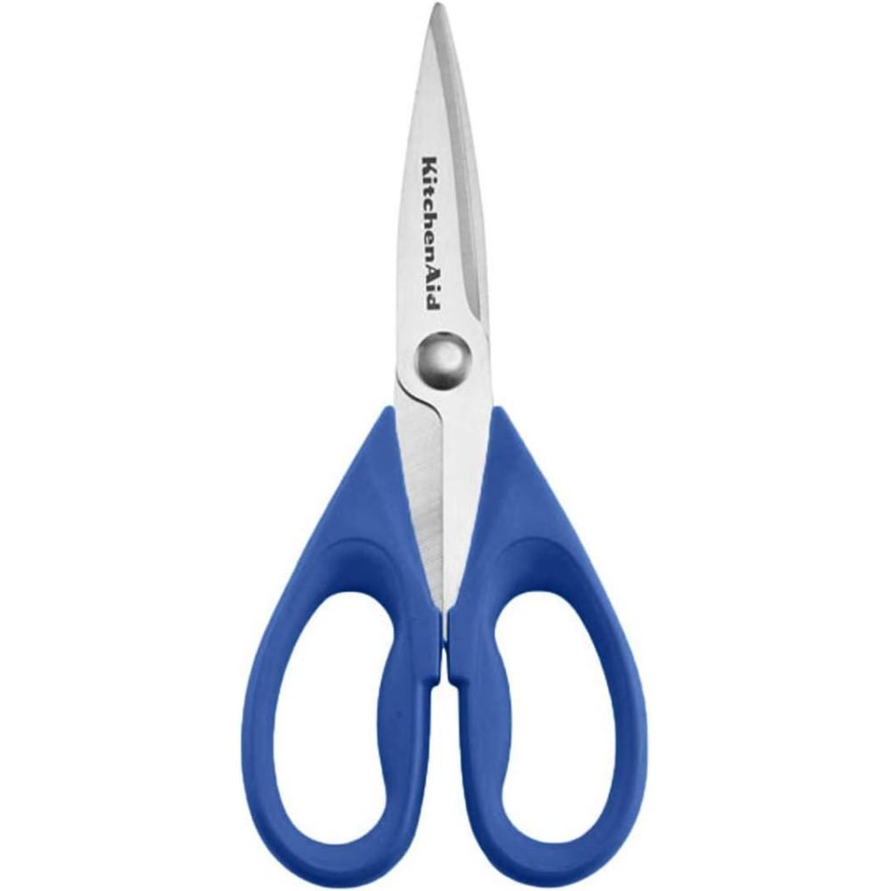 imageKitchenAid All Purpose Kitchen Shears with Protective Sheath Durable Stainless Steel Scissors Dishwasher Safe Soft Grip Comfort Handle 872 Inch Lavendar CreamOcean Blue