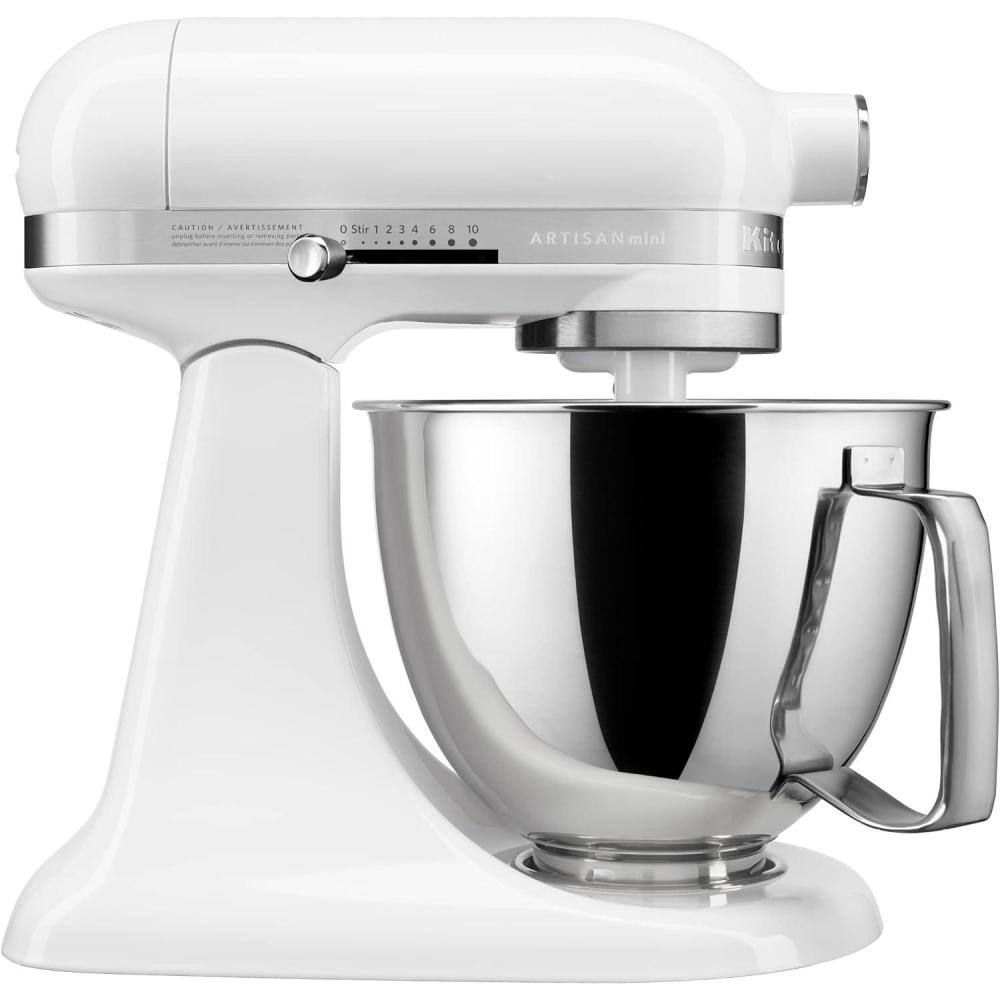 imageKitchenAid Artisan Mini 35 Quart TiltHead Stand Mixer  KSM3316X  WhiteWhite