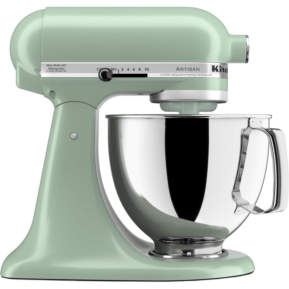 imageKitchenAid Artisan Series 5 Quart Tilt Head Stand Mixer with Pouring Shield KSM150PS Lavender CreamCardamom