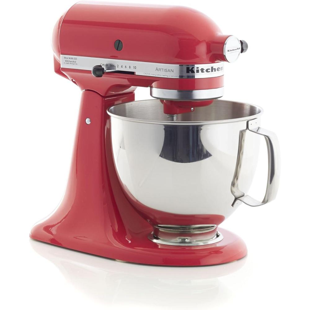 imageKitchenAid Artisan Series 5 Quart Tilt Head Stand Mixer with Pouring Shield KSM150PS Lavender CreamWatermelon