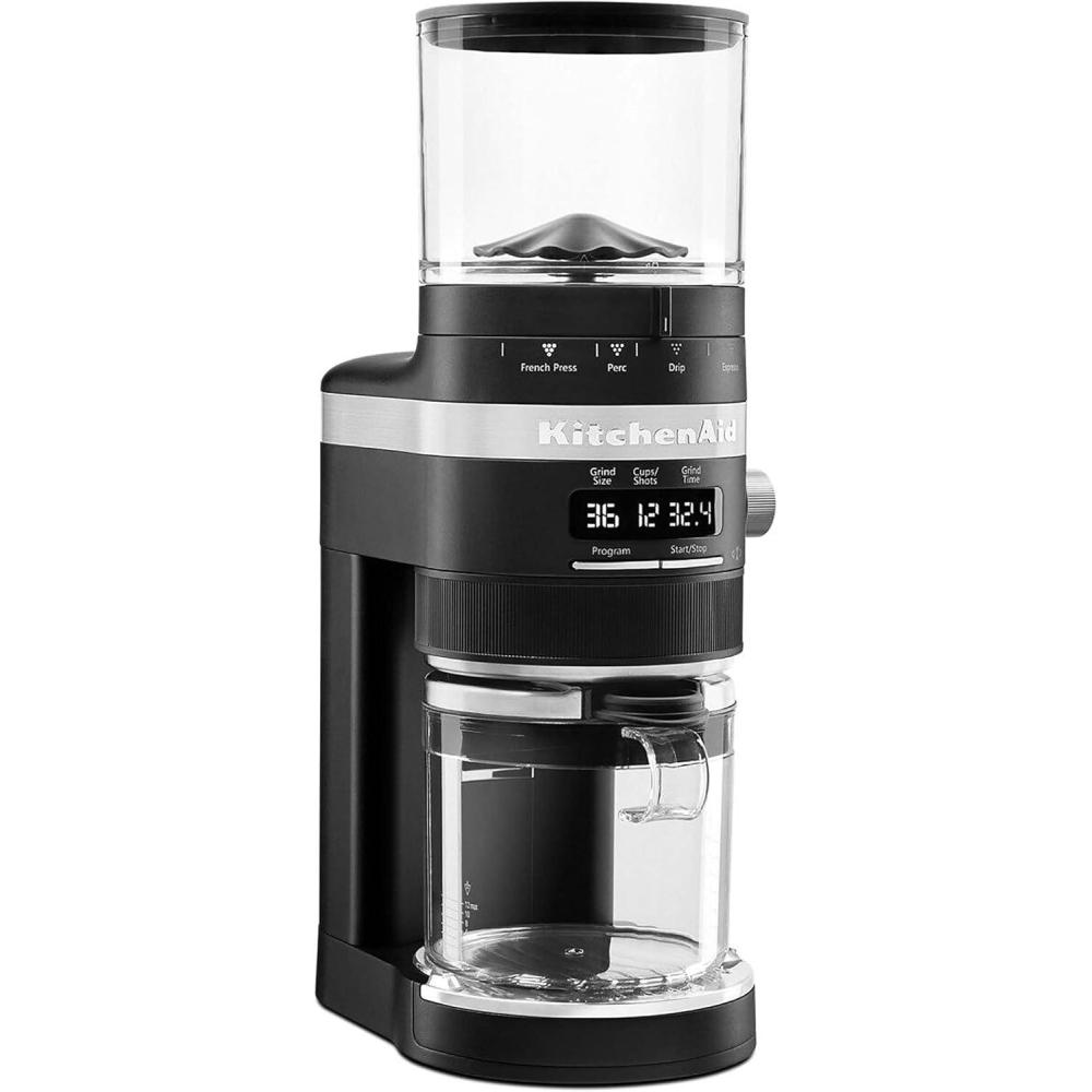 imageKitchenAid Burr Coffee Grinder  KCG8433  Matte Charcoal GreyMatte Black