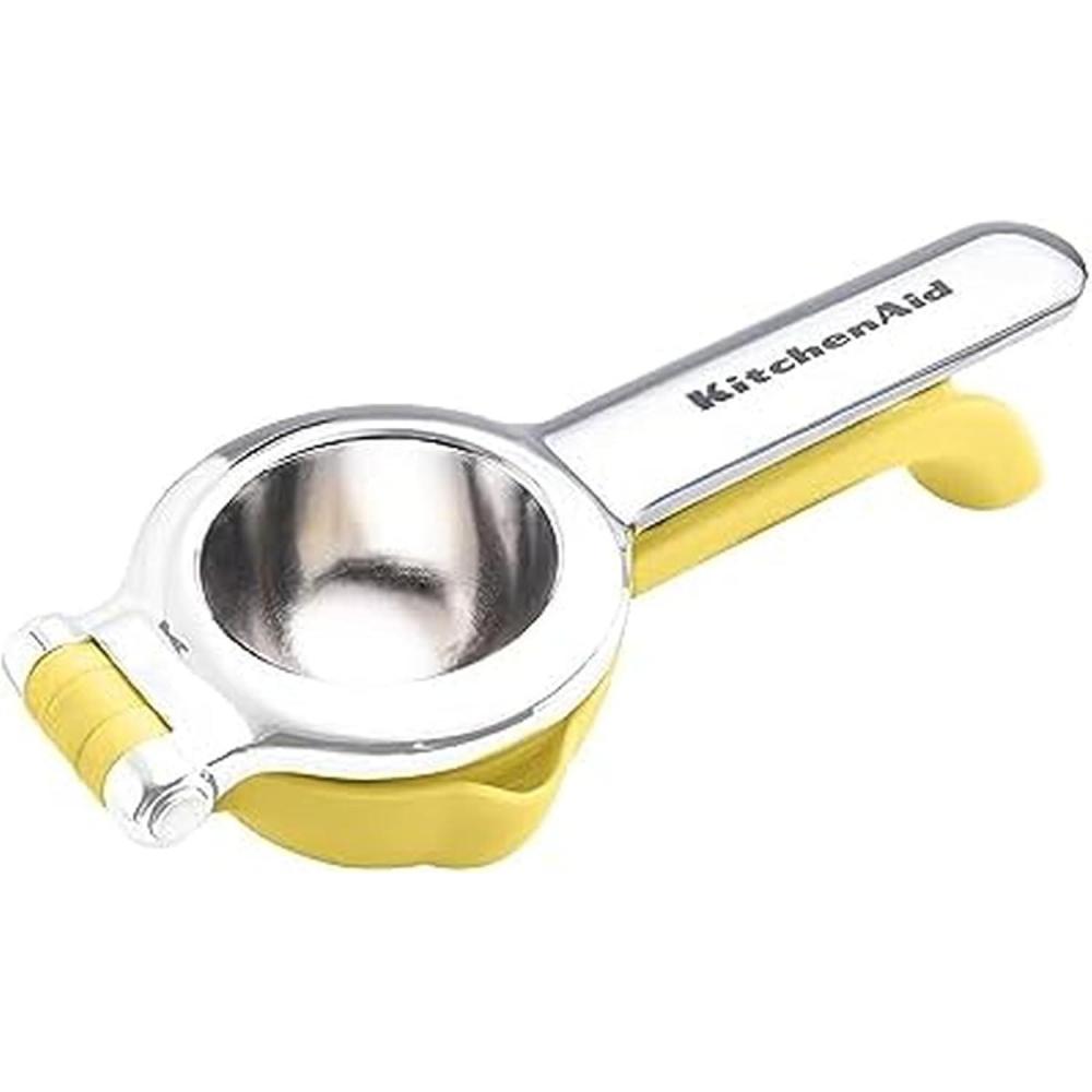 imageKitchenAid Citrus Juice Press Squeezer for Lemons and Limes with Seed Catcher and Pour Spout 8 InchLemon