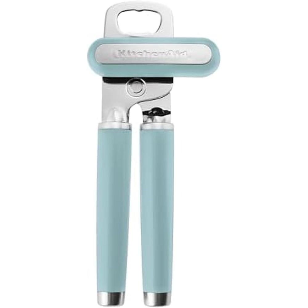 imageKitchenAid Classic Multifunction Can Opener and Bottle Opener Easy to Use Razor Sharp Stainless Steel Cutting Wheel Soft Ergonomic Handles Lavendar CreamMineral Water
