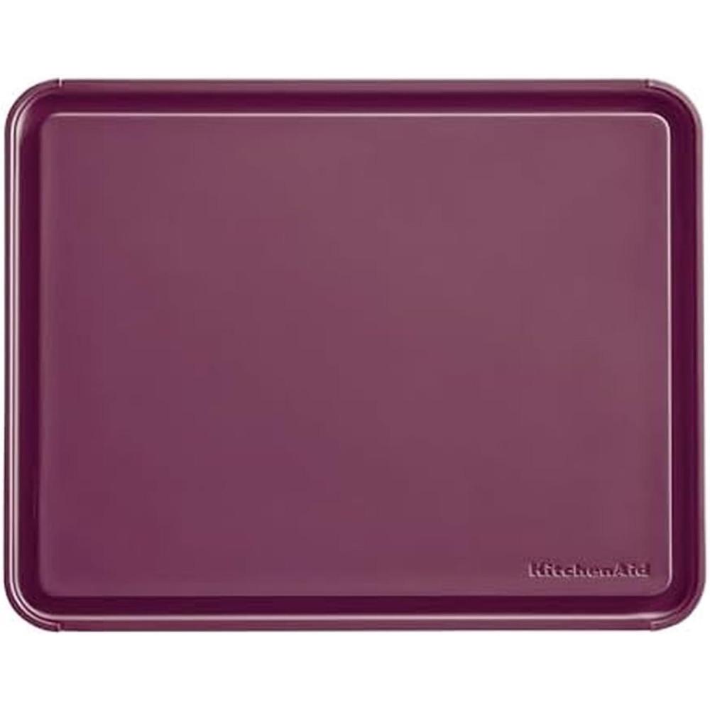 imageKitchenAid Classic Plastic Cutting Board with Perimeter Trench and Non Slip Edges Dishwasher Safe 11 x 14 inch Ink BlueBeetroot