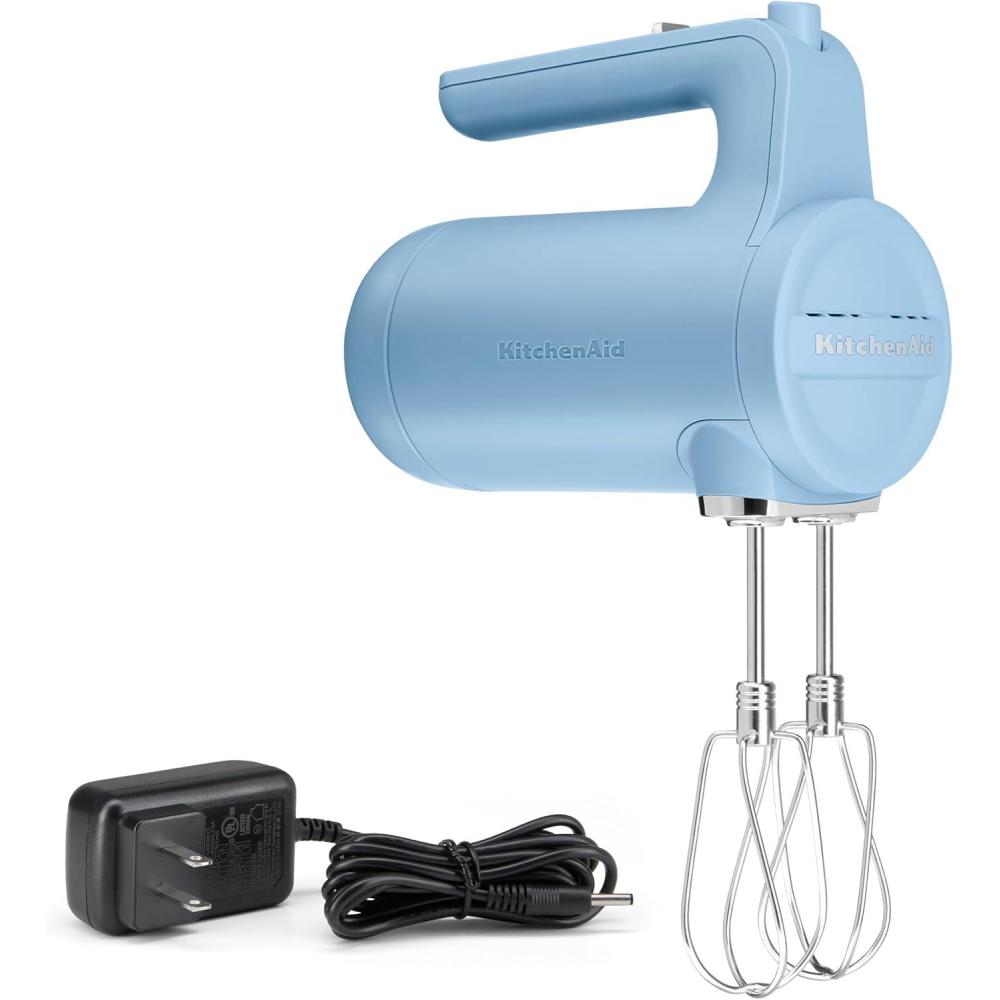 imageKitchenAid Cordless 7 Speed Hand Mixer  KHMB732VB Blue VelvetBlue Velvet