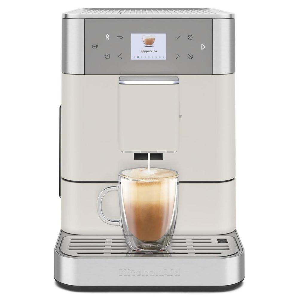 imageKitchenAid Fully Automatic Espresso Machine KF6 KES8556PL Porcelain WhitePorcelain