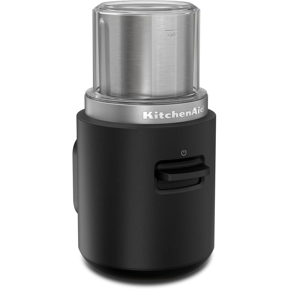 imageKitchenAid Go Cordless Blade Grinder  battery sold separately KBGR100 Porcelain WhiteMatte Black