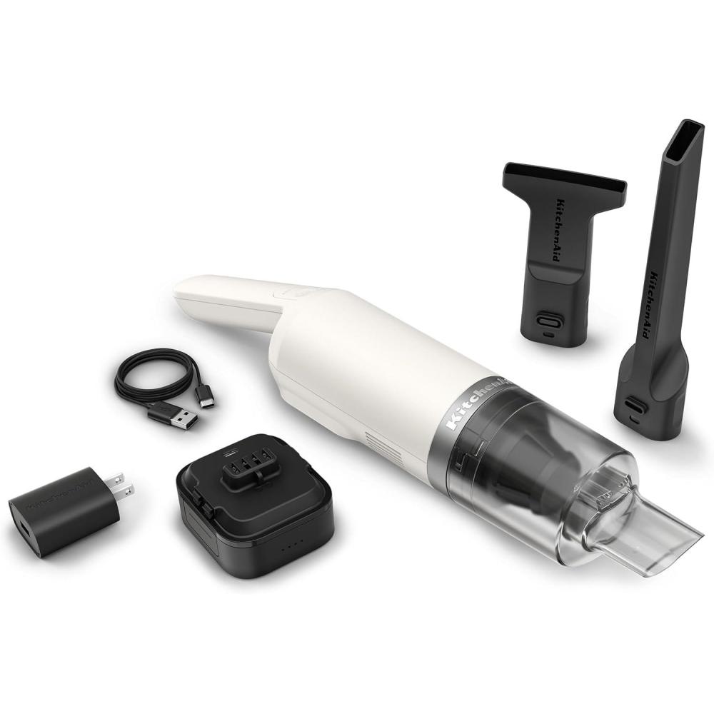 imageKitchenAid Go Cordless Kitchen Vacuum  Battery Included KKVR121 Porcelain WhitePorcelain White