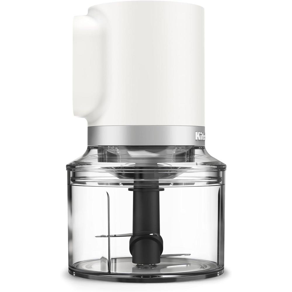 imageKitchenAid Go Cordless Top Down Chopper  battery sold separately KTCR350 Porcelain WhitePorcelain White