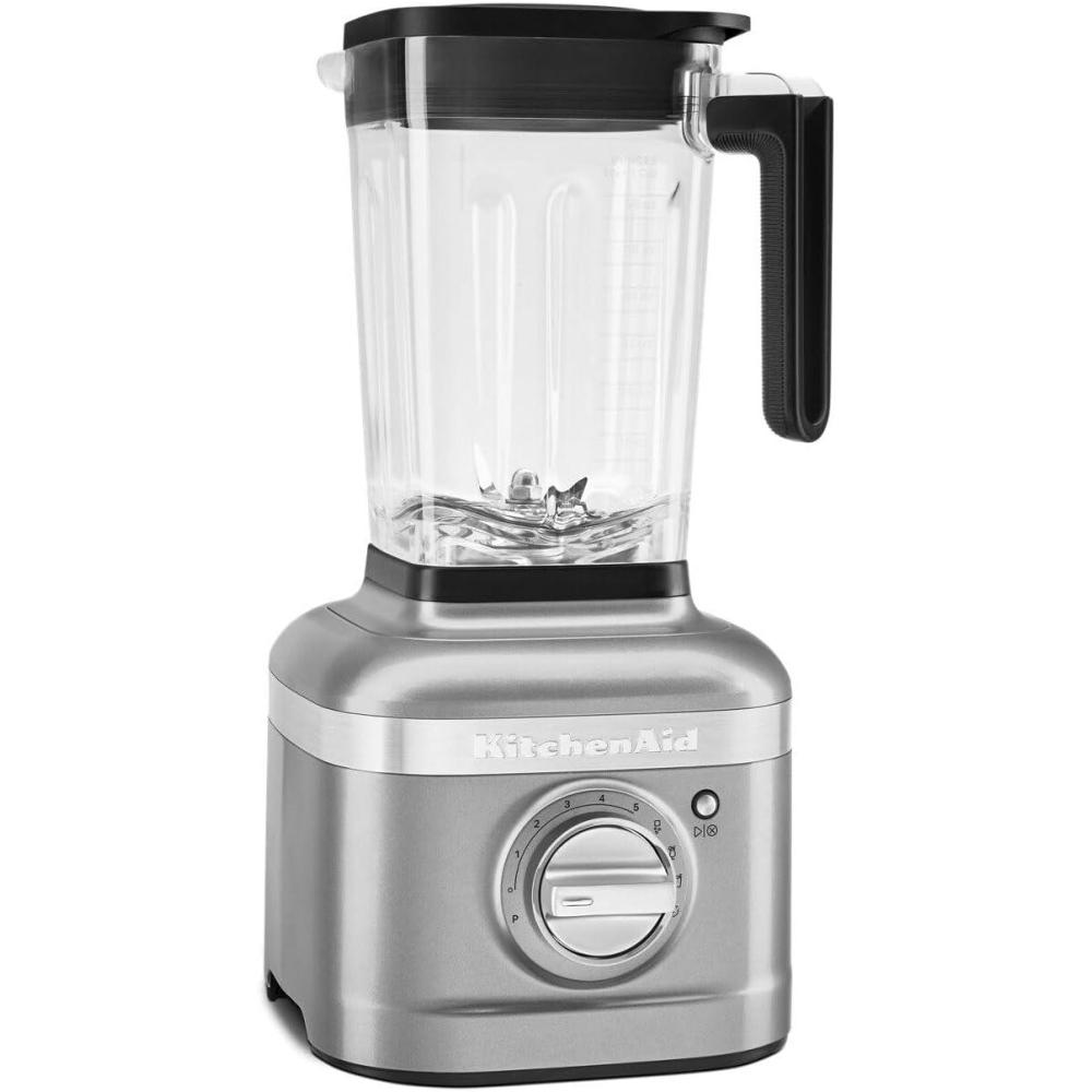 imageKitchenAid K400 Variable Speed Blender  KSB4027 Blue Velvet 56 ozContour Silver