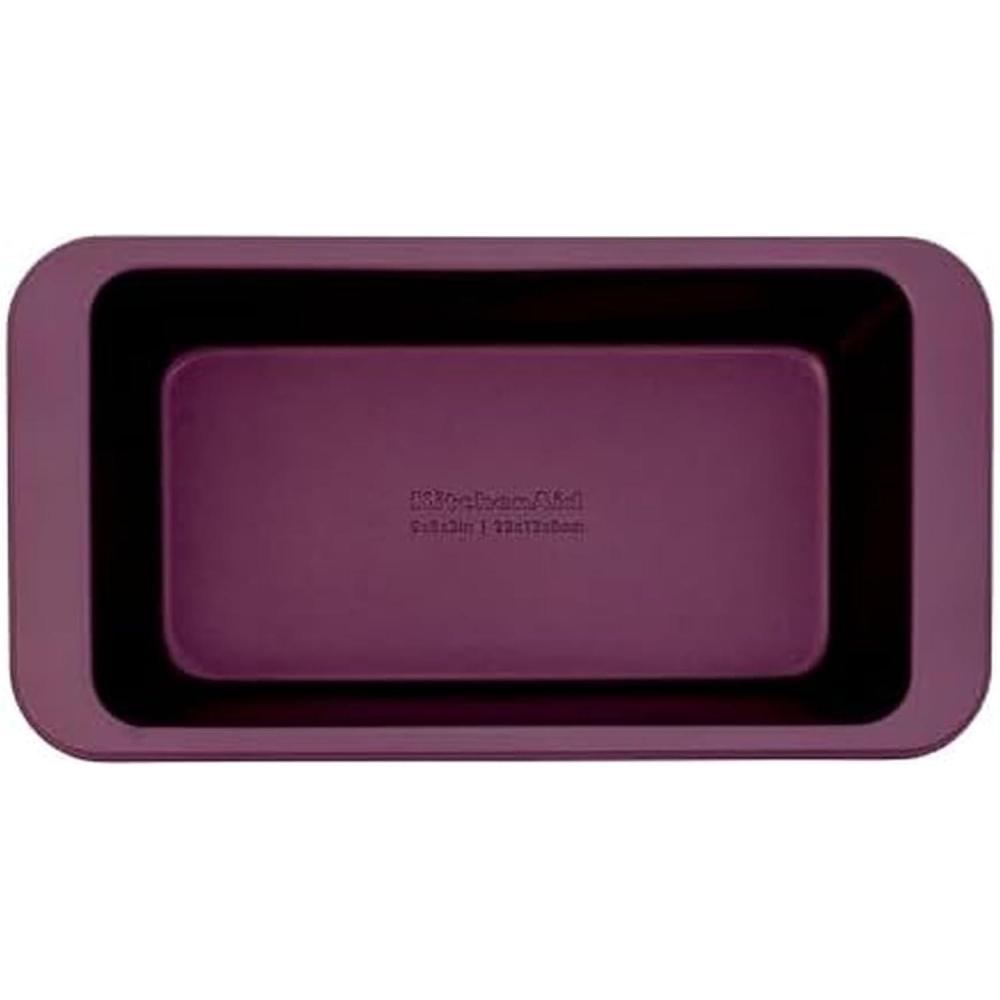 imageKitchenAid Nonstick Swiss Engineered Aluminized Steel Loaf Pan Dishwasher Safe 9 x 5 Inch Mineral WaterBeetroot