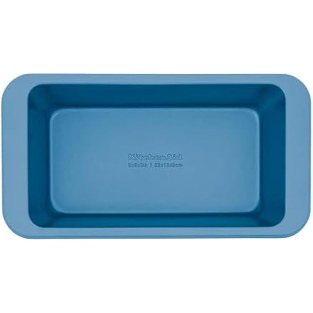 imageKitchenAid Nonstick Swiss Engineered Aluminized Steel Loaf Pan Dishwasher Safe 9 x 5 Inch Mineral WaterBlue Velvet