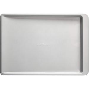 KitchenAid 10x15in Nonstick Aluminized Steel Cookie Slider, Mineral Water(Silver)