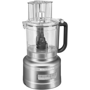 KitchenAid 13 Cup Food Processor, Contour Silver (Renewed)(Contour Silver)