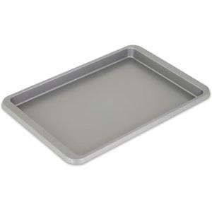 KitchenAid 13x18in Nonstick Aluminized Steel Baking Sheet, Ink Blue(Contour Silver)