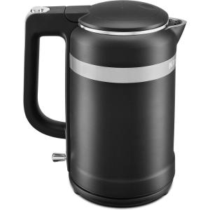 KitchenAid 1.5 Liter Electric Kettle with dual-wall insulation – KEK1565(Black Matte)