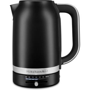 KitchenAid 1.7L Electric Kettle w/Temp Control KEK1701, Juniper(Black Matte)