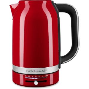KitchenAid 1.7L Electric Kettle w/Temp Control KEK1701, Juniper(Empire Red)