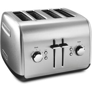 KitchenAid 4 Slice Manual Lift Toaster KMT4115SX, Stainless Steel