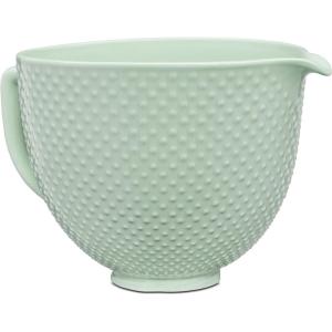 KitchenAid 5 Quart Ceramic Bowl for all 4.5-5 Quart Tilt-Head Stand Mixers KSM2CB5TDD, Dew Drop