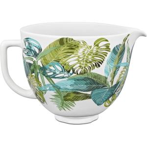 KitchenAid® 5 Quart Tropical Floral Patterned Ceramic Bowl