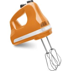 KitchenAid 5-Speed Ultra Power Hand Mixer – KHM512, Velvet Blue(Tangerine)