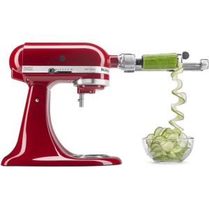 KitchenAid 7 Blade Spiralizer Plus with Peel, Core and Slice – KSM2APC(1″)