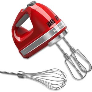 KitchenAid 7-Speed Hand Mixer – KHM7210 – Onyx Black(Empire Red)