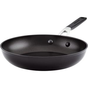 KitchenAid 84802 Hard Anodized Nonstick Frying Pan/Skillet, 12.25 Inch – Onyx Black(Onyx Black)