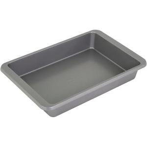 KitchenAid 9x13in Nonstick Aluminized Steel Cake Pan, Mineral Water(Contour Silver)