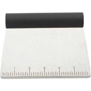 KitchenAid All Purpose Stainless Steel Dough Pastry Scraper/Chopper/Cutter with Measurement Scale, 6-Inch