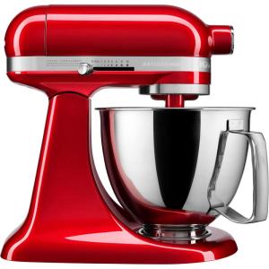 KitchenAid Artisan Mini 3.5 Quart Tilt-Head Stand Mixer – KSM3316X – White(Candy Apple)