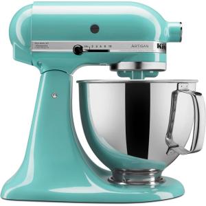 KitchenAid Artisan Series 5 Quart Tilt Head Stand Mixer with Pouring Shield KSM150PS, Lavender Cream(Aqua Sky)