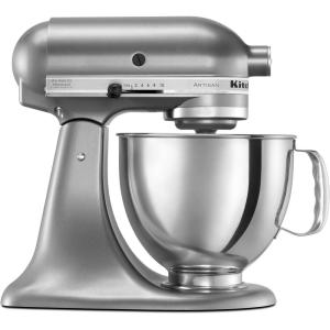 KitchenAid Artisan Series 5 Quart Tilt Head Stand Mixer with Pouring Shield KSM150PS, Lavender Cream(Contour Silver)
