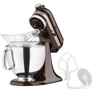 KitchenAid Artisan Series 5 Quart Tilt Head Stand Mixer with Pouring Shield KSM150PS, Lavender Cream(Espresso)