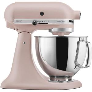 KitchenAid Artisan Series 5 Quart Tilt Head Stand Mixer with Pouring Shield KSM150PS, Lavender Cream(Feather Pink)