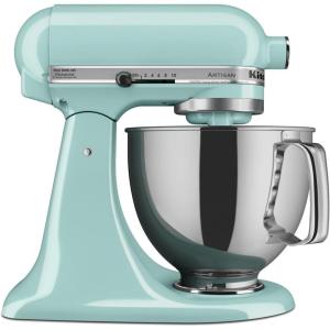 KitchenAid Artisan Series 5 Quart Tilt Head Stand Mixer with Pouring Shield KSM150PS, Lavender Cream(Ice Blue)