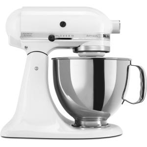 KitchenAid Artisan Series 5 Quart Tilt Head Stand Mixer with Pouring Shield KSM150PS, Lavender Cream(White)