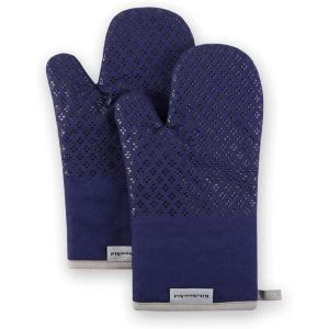 KitchenAid Asteroid Oven Mitt Set, 7″x12.5″, Dried Rose, 2 Piece(Cobalt Blue)