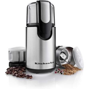KitchenAid BCG111OB Blade Coffee Grinder, 4 oz, Onyx Black(Onyx Black)