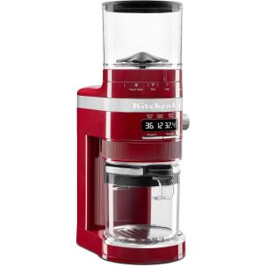 KitchenAid Burr Coffee Grinder – KCG8433 – Matte Charcoal Grey(Empire Red)