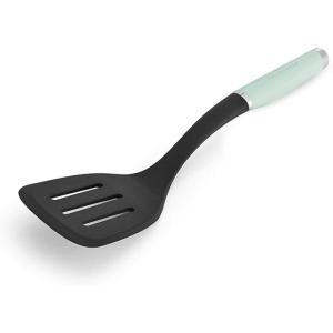 KitchenAid Classic Nylon Slotted Turner, 13.66-Inch, Black(Pistachio)