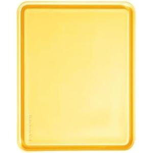 KitchenAid Classic Plastic Cutting Board with Perimeter Trench and Non Slip Edges, Dishwasher Safe, 11 x 14 inch, Ink Blue(Butter)